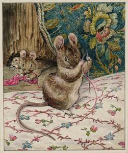 The Mice at Work: Threading the Needle circa 1902 Helen Beatrix Potter 1866-1943 Presented by Capt. K.W.G. Duke RN 1946 http://www.tate.org.uk/art/work/A01100
