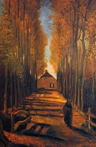 Avenue Of Poplars In Autumn (1884), Vincent van Gogh